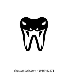 illustration vector graphic of logo cobra combination with tooth