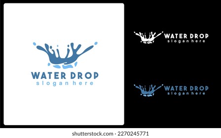 illustration vector graphic logo design Water drop logo designs concept vector, Water drop logo designs template.