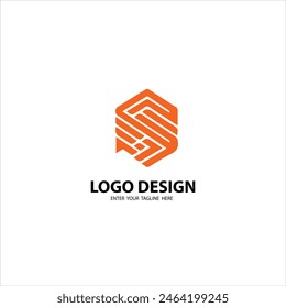 illustration vector graphic of logo design business