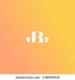 ilustración vectorial gráfico de tipografía logotipo letra inicial JBL diseño clásico moderno logo