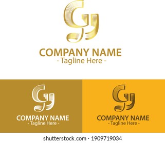 Illustration vector graphic of logo GJ  initial showing his elegant. 
Perfect for industri the accesoris etc