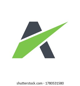 Illustration Vector Graphic Of Logo Letter A Simple, Suitable For Company Logo