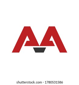 Illustration Vector Graphic Of Logo Letter A Simple, Suitable For Company Logo