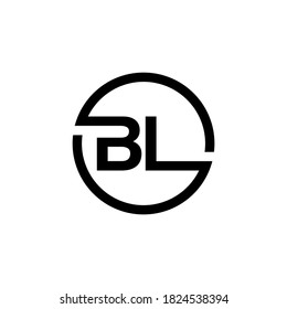 illustration vector graphic of logo letter bl