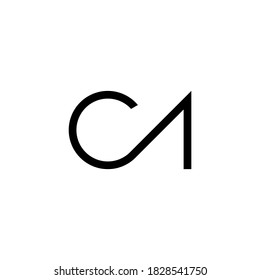 gráfico vectorial de ilustración de la letra de logotipo cn