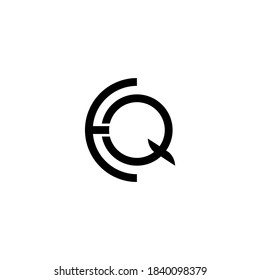illustration vector graphic of logo letter eq