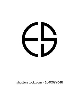 illustration vector graphic of logo letter es