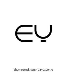 ilustración vectorial gráfico de la letra del logotipo eu