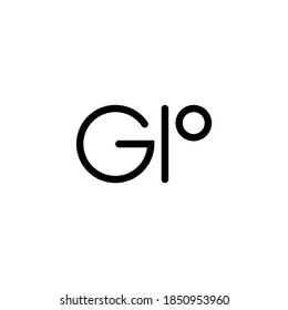 illustration vector graphic of logo letter gr