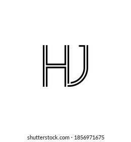  illustration vector graphic of logo letter hj