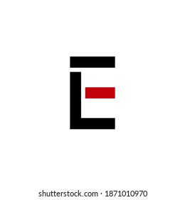  illustration vector graphic of logo letter le