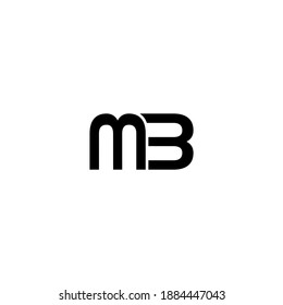 Illustration Vector Graphic Logo Letter Mb Stock Vector (Royalty Free ...