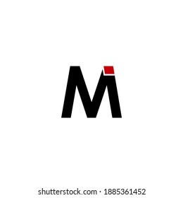  illustration vector graphic of logo letter mi