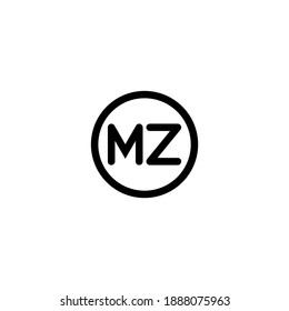  illustration vector graphic of logo letter mz