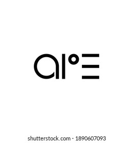  illustration vector graphic of logo letter A R E