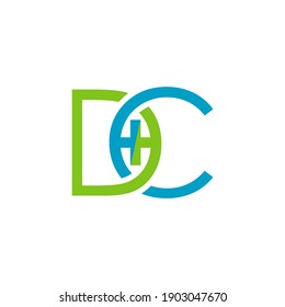 
illustration vector graphic of logo letter dc medical