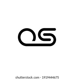  illustration vector graphic of logo letter os 