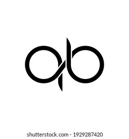 illustration vector graphic of logo letter qb