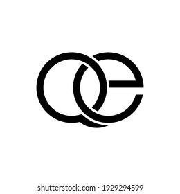 illustration vector graphic of logo letter qe