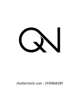 illustration vector graphic of logo letter qn
