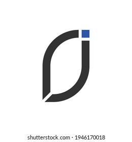 illustration vector graphic of logo letter rj