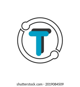 gráfico vectorial de ilustración letra de logotipo tt