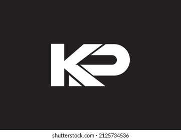 illustration vector graphic of logo letter KP