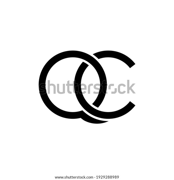 Illustration Vector Graphic Logo Letter Qc Stock Vector (Royalty Free ...