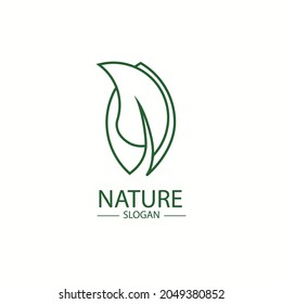 Illustration vector graphic of the logo nature leaf, perfect your logo produk and etc.
