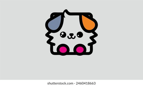 Ilustración Vector gráfico logo de mascota