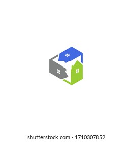 illustration vector graphic of logo real estate, house, home, building, construction perfect for your business company 