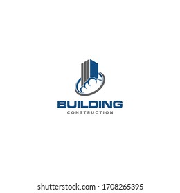 illustration vector graphic of logo sky building, real estate, house, home, building, construction perfect for your business company 