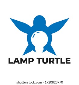 Illustration Vector graphic of Logo Turtle lamp, Perfect for business logos