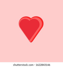illustration vector graphic of love good for valentine and etc