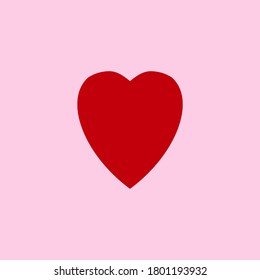 
illustration vector graphic of love icon