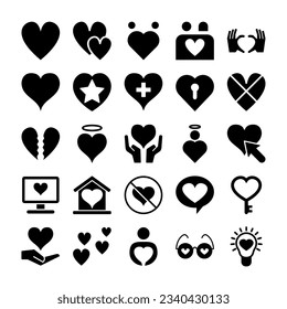 Illustration Vector Graphic of Love icon