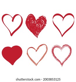 illustration vector graphic of love perfect for design
