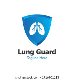 Illustration Vector Graphic of Lung Guard Logo. Perfect to use for Lung Care Company