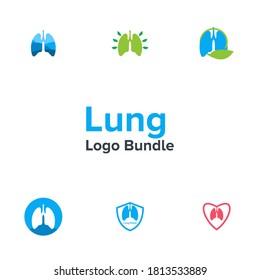 Illustration, Vektorgrafik des Lung Logo-Pakets
