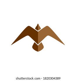 illustration vector graphic of M bird logo or icon