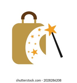 Illustration Vector Graphic of Magic Suitcase Logo. Perfect to use for Technology Company