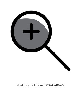 Illustration Vector Graphic of Magnifying iccon