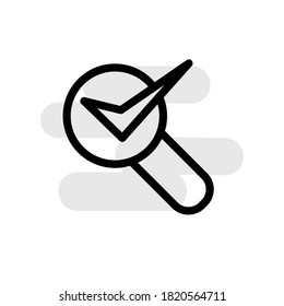 Illustration Vector graphic of magnifying icon