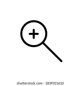 Illustration Vector graphic of magnifying icon