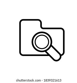 Illustration Vector graphic of magnifying icon