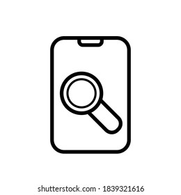 Illustration Vector graphic of magnifying icon