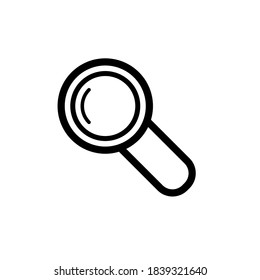 Illustration Vector graphic of magnifying icon