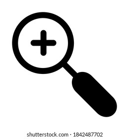 Illustration Vector graphic of magnifying icon
