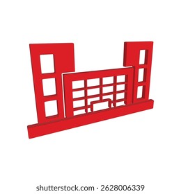 Illustration Vector graphic of mall building. Fit for supermarket, retail, building, business, buy, architecture etc.