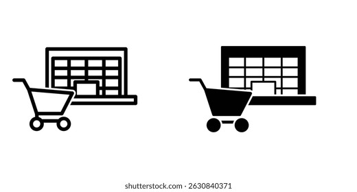 Illustration Vector graphic of mall building. Fit for supermarket, retail, building, business, buy, architecture etc.